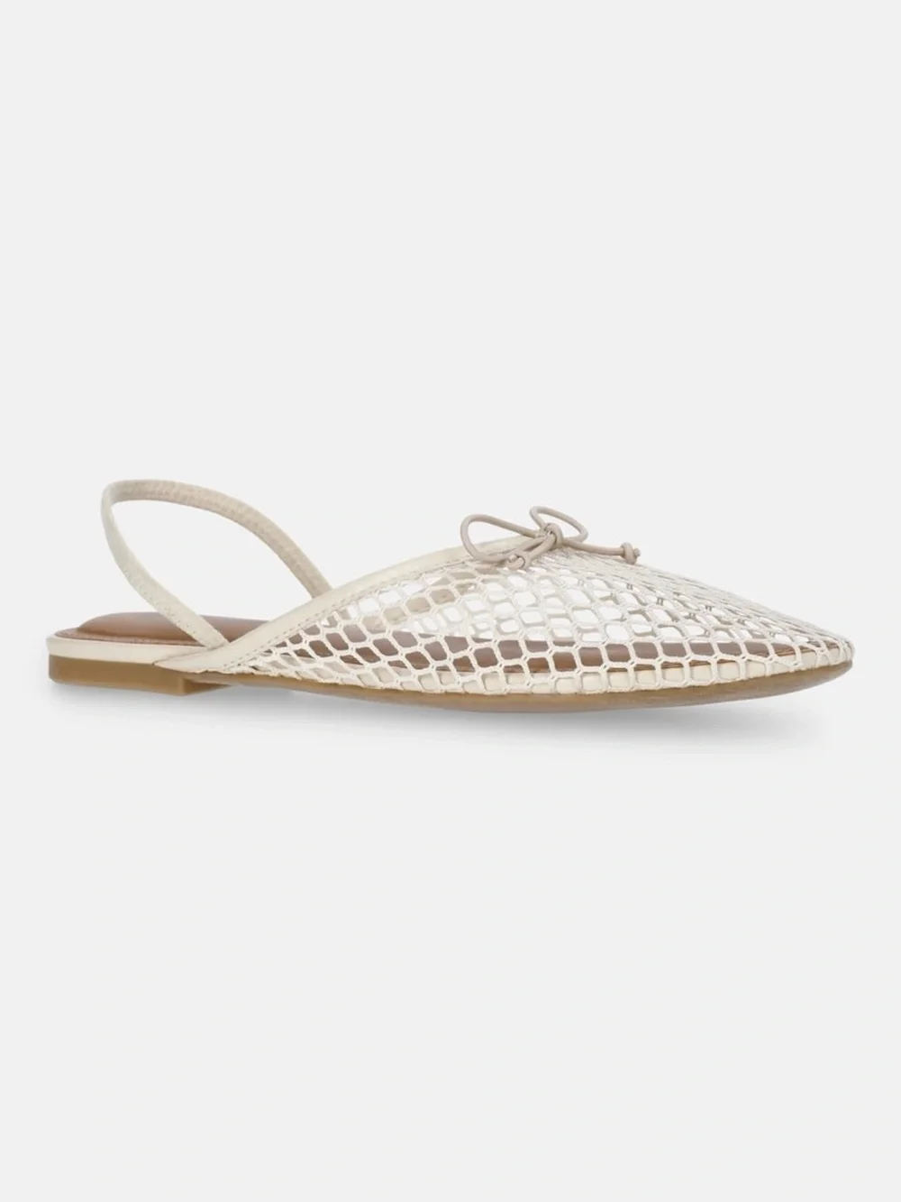 No Boundaries Mesh Slingback Ballet Flats- 7